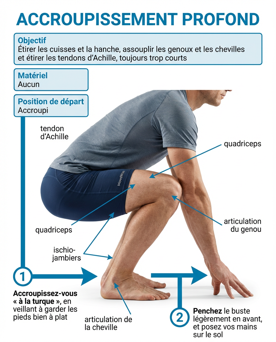 Deep squat illustration