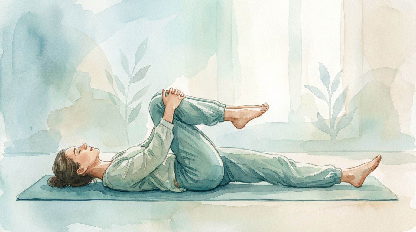 Genoux à la Poitrine