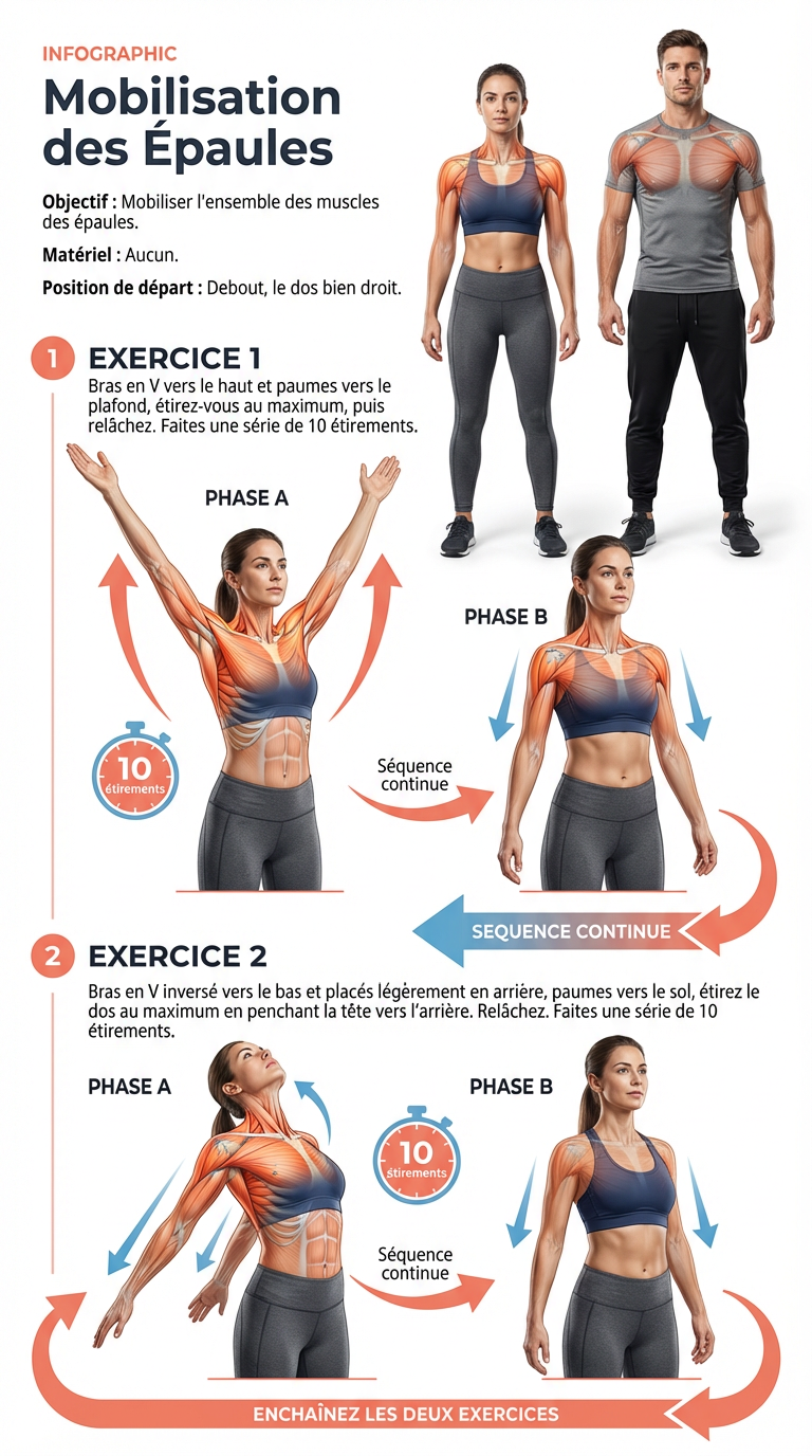Shoulder mobilization illustration