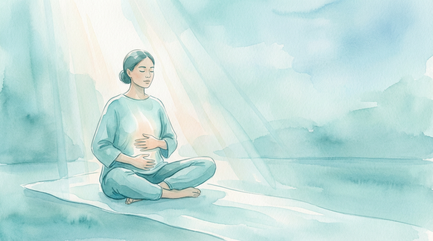 Respiration Abdominale Épaules Relâchées