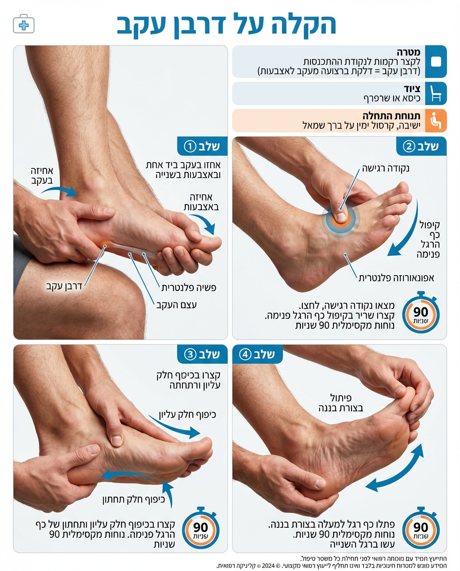מתיחה להקלת דורבן עקב