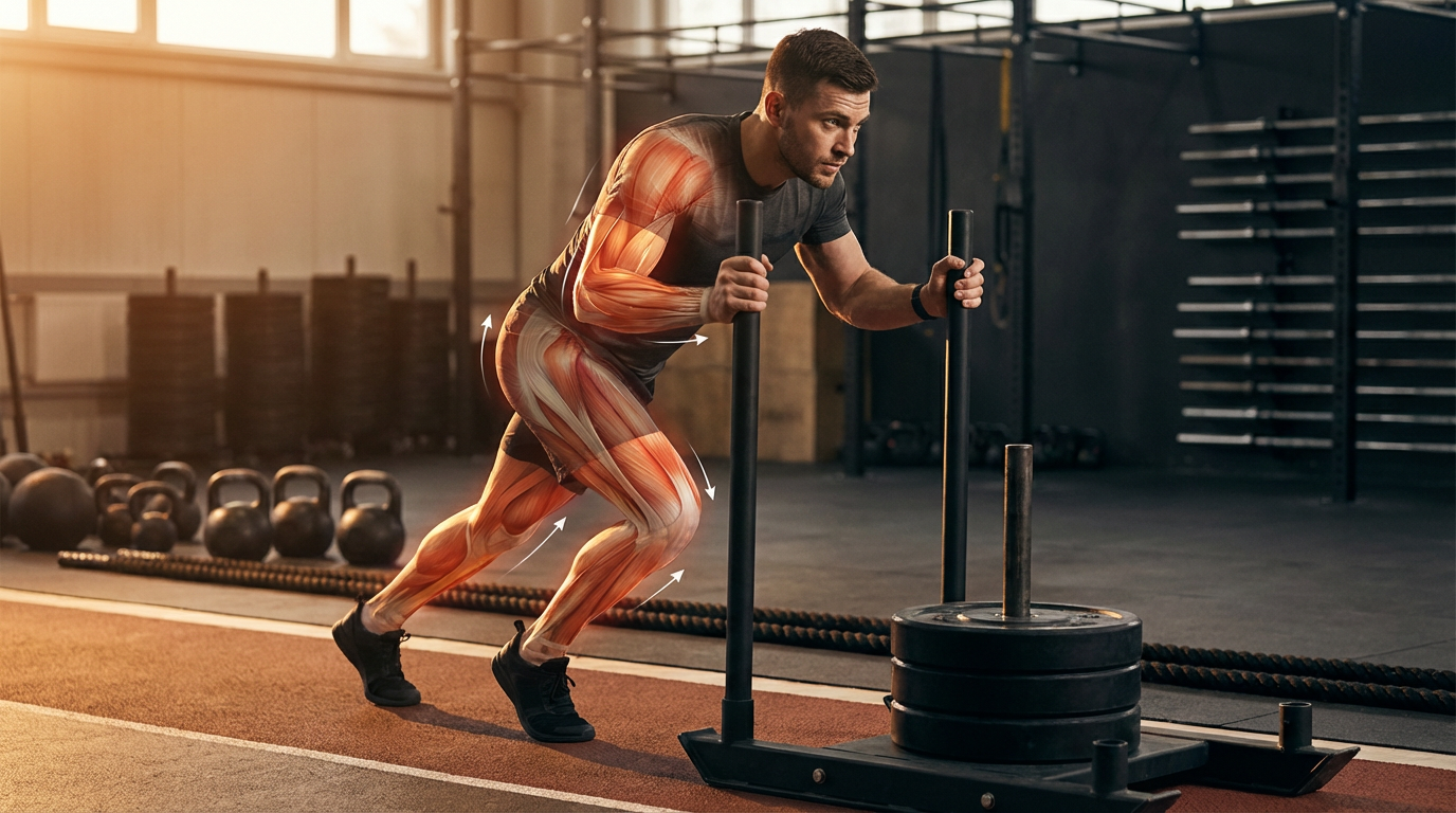 Sled Push (Poussée de traîneau)