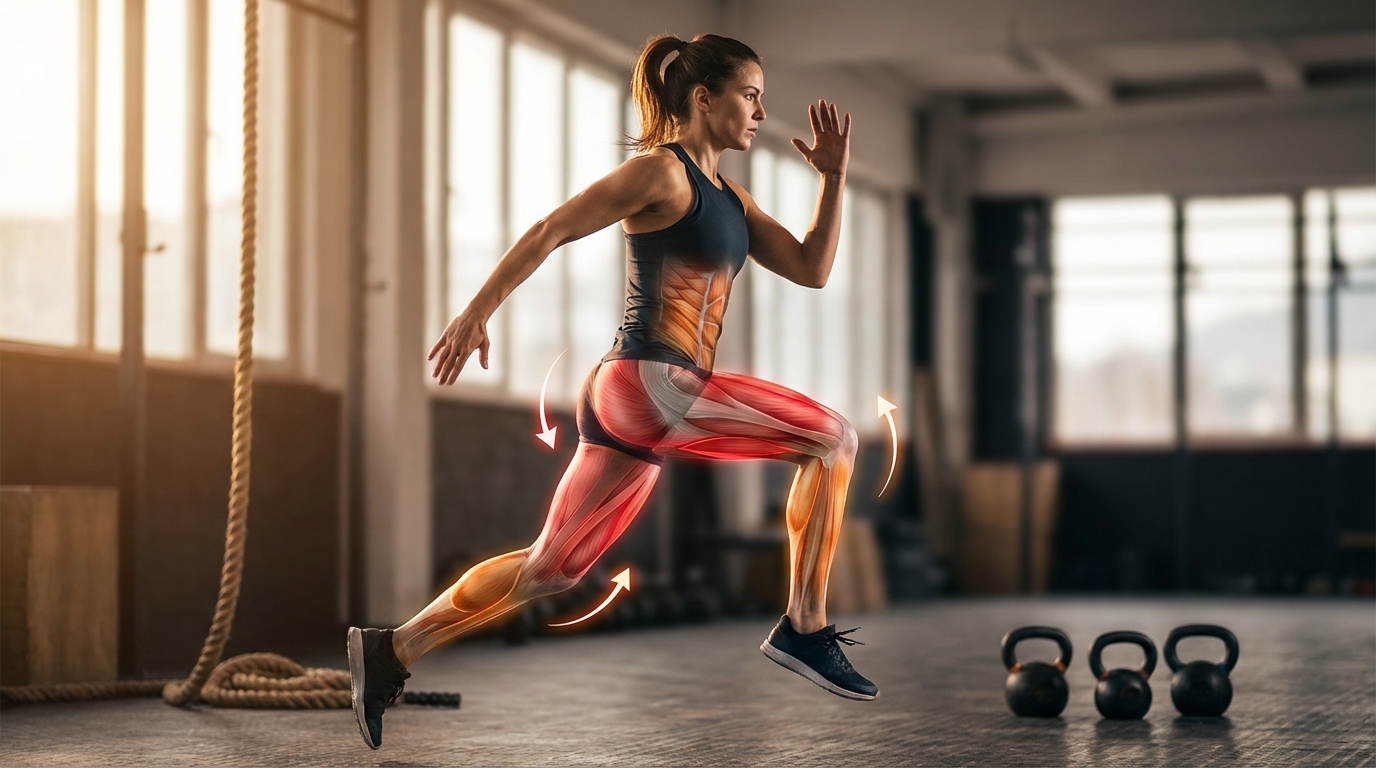 Switch Lunges (Jumping Lunges)