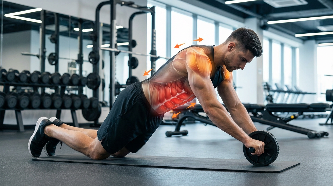 Ab Wheel Rollout (Roue Abdominale)
