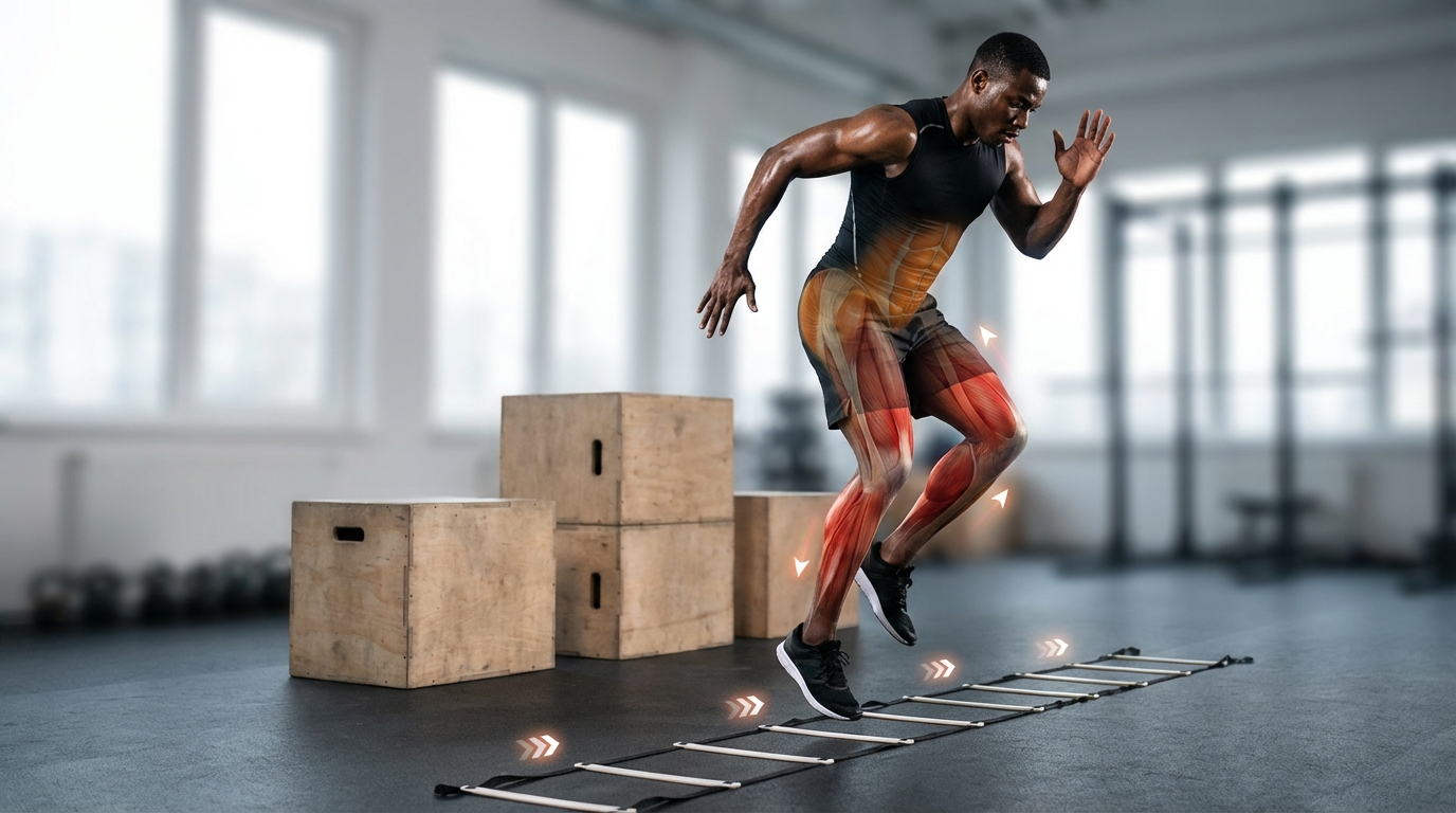 Agility Ladder — Two Feet In Each Box