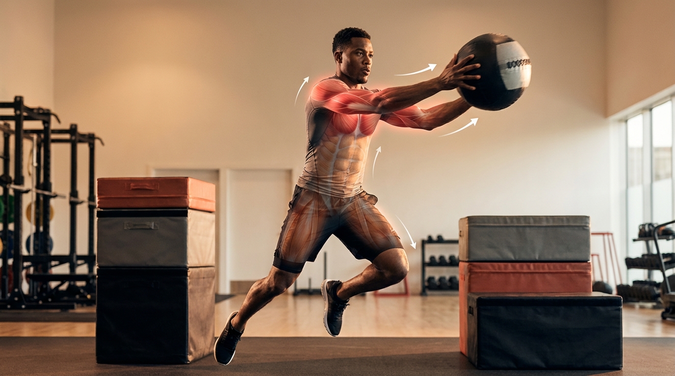 Medicine Ball Chest Pass