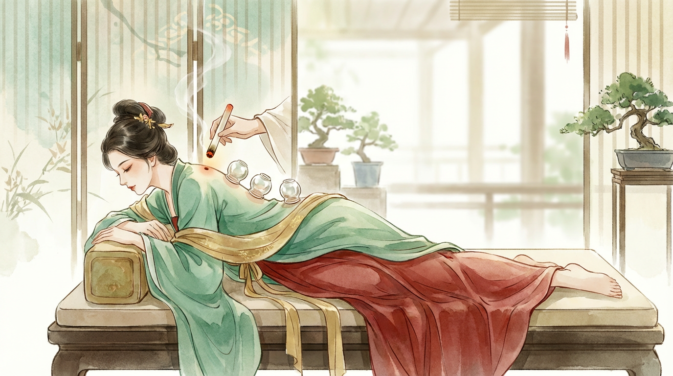 Moxibustion directe et indirecte