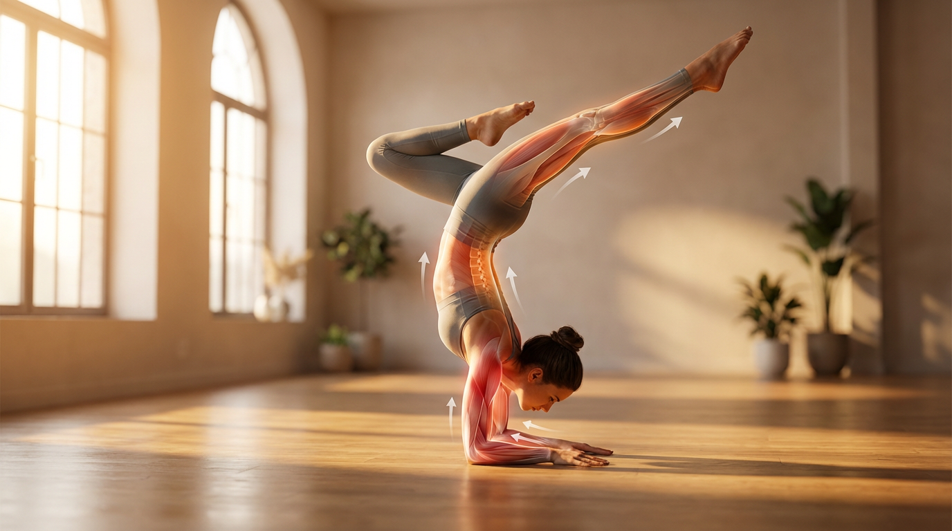 Pincha Mayurasana — Équilibre sur les Avant-bras